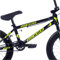 Decalart Kit 11 adesivi per Telaio Bici BMX universali copri graffi FREE STYLE street race sport running grafiche per bmx rinnova telaio L102 (029 Giallo FLUO)