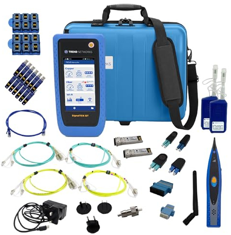 TREND Networks | SignalTEK QT Pro 3-Year Assurance Bundle | 10G Copper, Fibre & Wi-Fi Qualification Tester | 3-Year Warranty & Rugged Hard Case | Advanced Diagnostics & PoE Load Testing | R166003