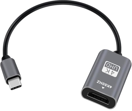 HuaLiSiJi Adaptateur USB C vers HDMI 4K 60Hz Cable HDMI Femelle vers USB C Male 10 Gbps Transmission pour Moniteur, Téléviseur, Ordinateur Portable, Tablette