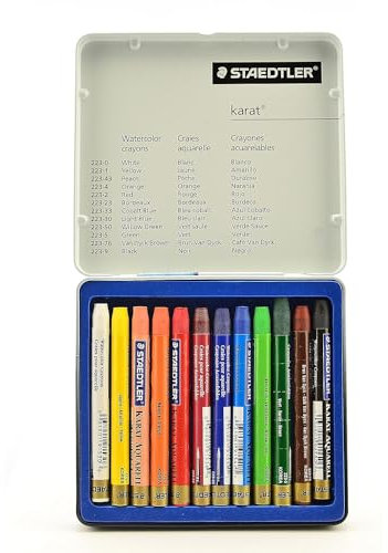 Staedtler Karat Aquarell Premium Watercolor Kreiden, 223 M12
