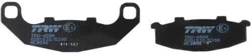 TRW MCB586 Brake Pad Set Disc Brake Organic Allround Compatible for Suzuki RGV - Rear Axle and Other Vehicles