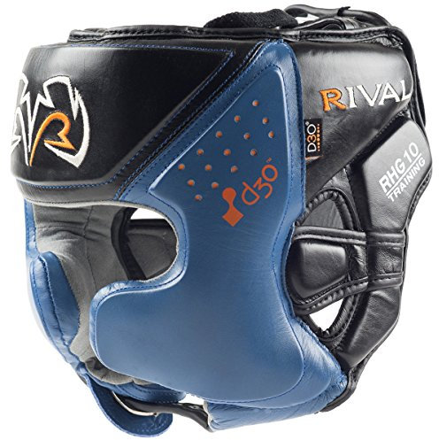 Rival Boxing headgear-rhg10 intelli-shock, blau