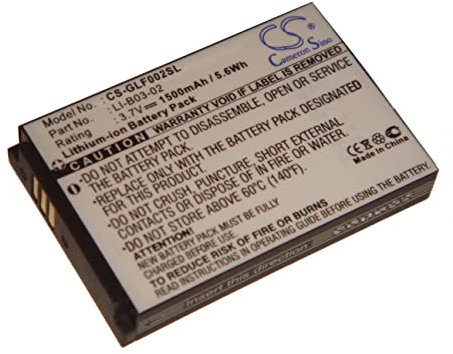 vhbw Batterie Compatible avec Golf Buddy Platinum, World Platinum système de Navigation GPS (1500mAh, 3,7V, Li-ION)