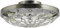 Ranex LED-Deckenleuchte aus Metall mit fest eingebauter LED-Leiste, 590 lm, warm weiß 6000.498