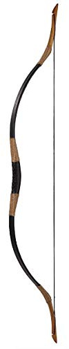 Hungarian Style Handmade Longbow Flagella Recurve Horsebow Traditional Archery 30-60LBS H1 (35 LB)