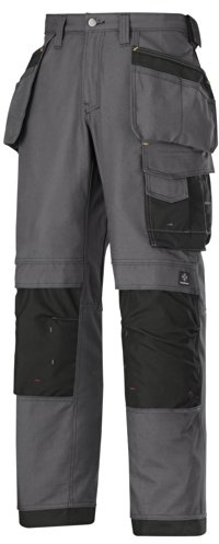 Snickers 32145804148 Size 148 Canvas+ Craftsmen Holster - Steel Grey/Black