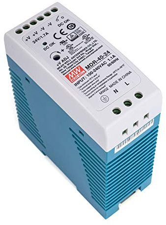 MeanWell MDR-40-24 Hutschienen-Netzteil, 40,8 W, 24 V, 1,7 A