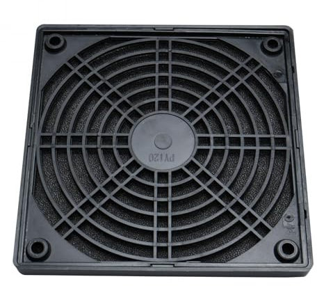 sourcing map PC Ordenador 120mm Ventilador para Caja Filtro De Polvo Protector Rejilla Funda Protectora