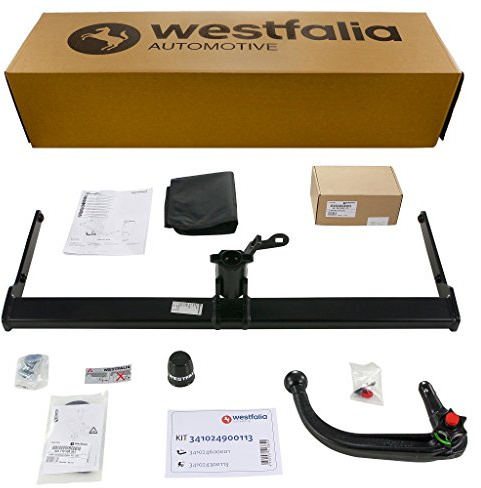 Westfalia Gancio Traino Rimovibile per Suzuki Vitara, LY, 03/2015-09/2018, Suzuki SX4 S-Cross, JY, da 09/2013, Fornito Come Set con Kit Elettrico Westfalia Specifico per Veicolo a 13 Pin