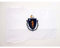 AZ FLAG - Flagge Massachusetts - 45x30 cm Mit Kordel - Bundesstaat Massachusetts Fahne 30 x 45 Cm - Flaggen