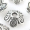 10 Perlenkappen Endkappen 10mm Perlkappen silber Kappen für Perlen -1285