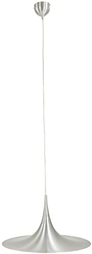 Licht-Erlebnisse Moderne Pendelleuchte (Tiefe: 1,5m max., Modern Kunstvoll, Edelstahl, flach, Schirmleuchte) Innenlampe Esszimmerlampe Hängeleuchte Hängelampe Pendellampe