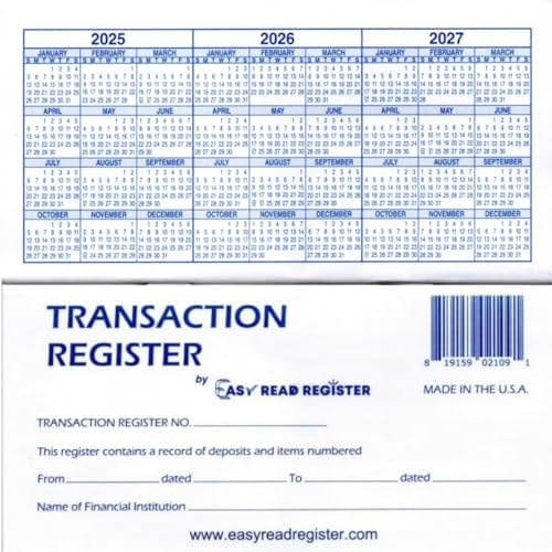 checkregister för personligt checkhäfte – checkbok, transaktionsregister, protokoll för personligt eller affärsbankkonto, sparkonto, depot, kreditkort, stort anteckningsbok, 12 stycken