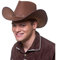 Wicked Costumes Adult Texan Cowboy Hat Dark Brown Fancy Dress Party Accessory