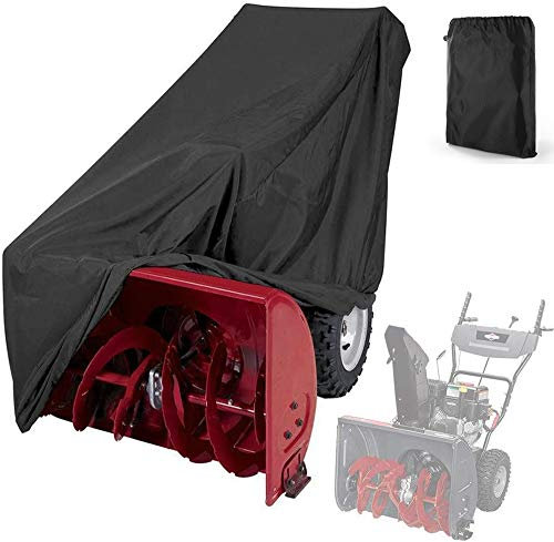 MAYHOUR Schneeschaufelhaube Hochleistungs-wasserdichte und staubdichte Anti-UV-Schneeschaufelhaube Außenschutz 210D Silberbeschichtetes Oxford-Tuch reißfest (153×84×64cm×115cm / 60×33×25in×45in)