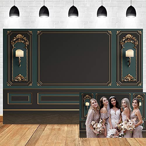 OERJU 4,5 x 3 m Retro-Kulisse, europäischer Rahmen, Haus, Vintage, Laterne, französisches Schloss, Wandkunst, Hintergrund, Fotografie für Hochzeit, Geburtstag, Party, Banner, Vinyl, Studio-Requisiten,