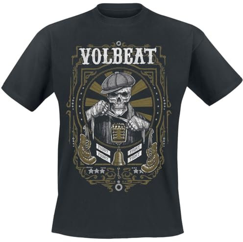 Volbeat Fight Männer T-Shirt schwarz L 100% Baumwolle Band-Merch, Bands, Nachhaltigkeit