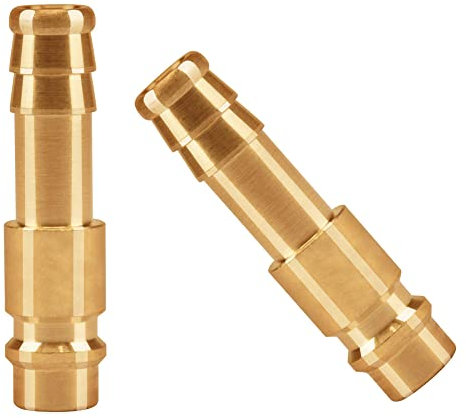 Oumuik 2St Druckluftkupplung 9mm, Schnellkupplung Druckluft Anschluss/Tülle, Druckluftanschluss Kupplungsanschluss