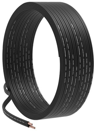 GREATIDE 12/2 Low Voltage Landscape Lighting Wire, Outdoor Direct Burial Cable, 12 Gauge 2 Conductor, 250 Feet