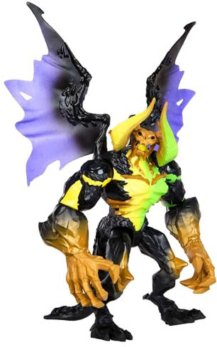 THE MASTERS OF THE UNIVERSE Cosmic Terror Skeletor - Actionfigur in der Deluxe-Version, 24 cm groß, kosmisch-gestaltete Drachenflügel, 16 bewegliche Gelenke, für Kinder ab 4 Jahren, HLF72