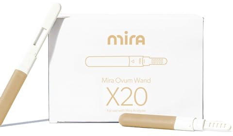 Mira Fruchtbarkeits-Eizellstäbe, Ovulationsteststreifen für Frauen, Menopause zu Hause vorhersagen & verfolgen, FSH verfolgen, Verwendung mit digitalem Mira Fruchtbarkeitsmonitor-Kit + App, 20 Tests