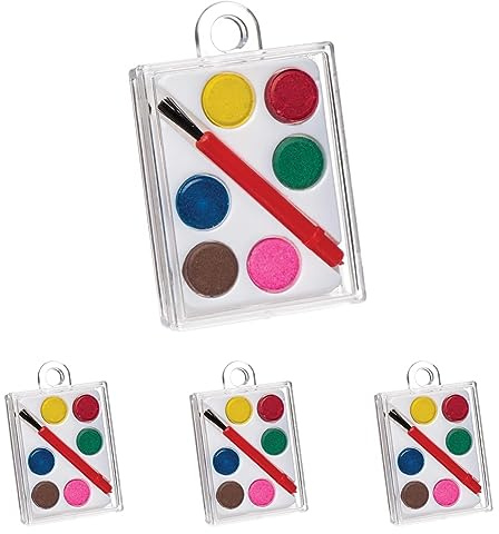 Baker Ross AR466 Mini Watercolour Paint Palette Set — Creative Art Supplies for Kids' Crafts, Projects and Decorations, Perfect Party, Loot or Prize Bag Filler (Pack of 20)