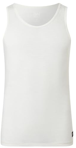 super.natural M SIERRA140 Tank Top - Atmungsaktives Merino Unterhemd Herren, Geruchsabweisend & schnelltrocknend, Sommer Funktionsunterwäsche für Sport & Alltag