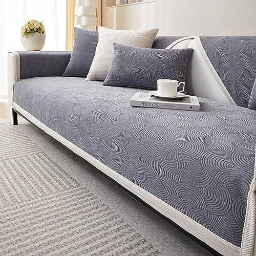MTHGH Sofabezug Antirutsch,Anti Slip Sofa Cushion,sofaschutz Wasserdicht L Form,sofaschutz Katze Sofaschoner,Couch Bezug Ecksofa Schmutzabweisend Sofaschutz Hund Kratzschutz Katze (6, 110x160cm)