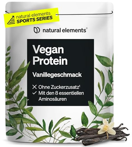 Veganes Proteinpulver - 1 kg Vegan Protein Vanille - 20g Protein (auf 30g) – aus Erbse, Sonnenblume & Kürbis - Whey Ersatz – in Deutschland produziert & laborgeprüft