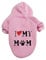Hundepullover I Love My MOM / I Love My DAD Brief Druck Hundekleidung Große und kleine Hundepullover Haustierpullover Hundekleidung Haustierkleidung Kleidung Hundemantel Winter XS-9XL (a-Pink, XS)