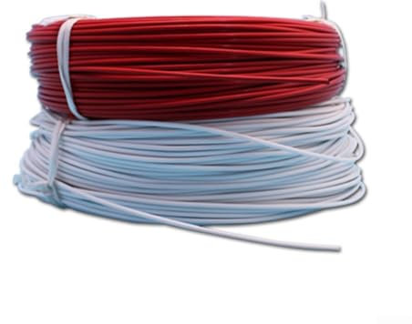 Carbon Fiber Heating Cable,Heat Wire Freeze Dry Water Pipe Frost Warm, 5M 6K 220V, PTFEhot Wire Outer Skin, Suitable For Outdoor Use