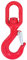 Uadme Heavy Duty Lifting Hook, 2Ton Alloy Steel Engine Crane Swivel Eye Hooks with Latch, Industrial Grade Hoist Rigging Hook for Factory Lifting, Harbor Lifting, Construction Engineering etc
