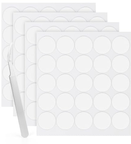 LLPT Doppelseitige Klebepunkte Transparente Runde | 100 Stück | 25MM | Entfernbare Nano-Aufkleber | Super Sticky Wasserfeste Keine Spuren | für DIY-Heimdekoration (ND25100)