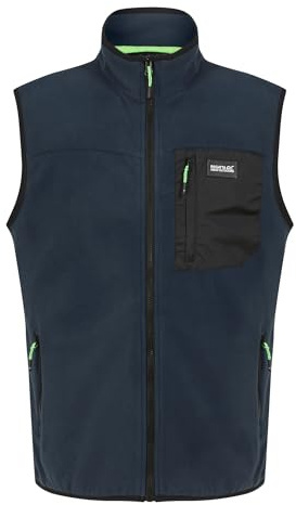 Regatta Mens Frankie Fleece Bodywarmer, Bulk Free Layer, Including Internal Zip Pocket - Perfect for Outdoors, Walking, Hiking & Camping