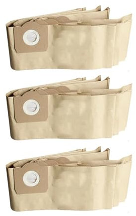 TUITA Filtre Hepa De Rechange for Sac À Poussière. Compatible avec Karcher. WD3 Premium WD3200 WD 3300 MV3 Accessoires A2004 A2054 Pièces De Rechange for Aspirateur(15pcs)