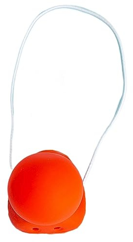 ZHENGCI Rote Gummi Clown Nase Hupen Quietschen Clown Nase Clown Kostüm Lustige Clown Nase mit Gummizug für Weihnachten