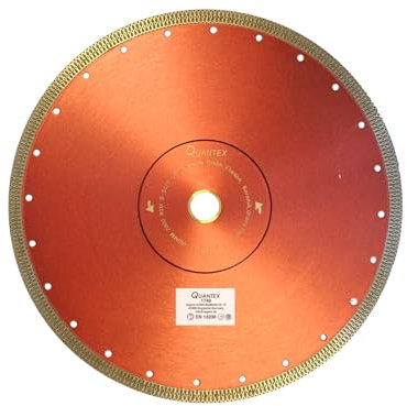 QUANTEX Diamant-Trennscheibe, 350x25,4mm, für Keramik und Fliesen, Extra Dünn