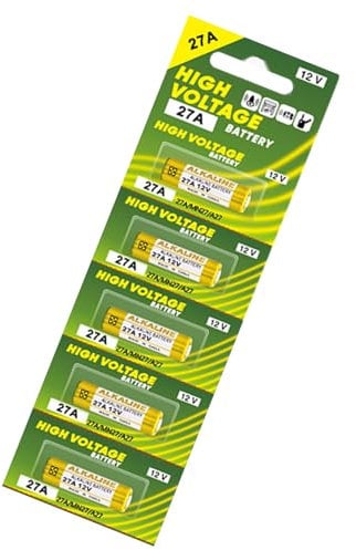CeaBulo 5Pcs/pack 27A 12V Alkaline Batteries Leak-proof Designing Ensuring Stable Voltages For Consistent Device Performances