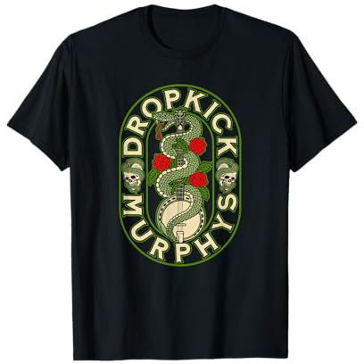 Dropkick Murphys - Official Merchandise - Snake Banjo T-Shirt