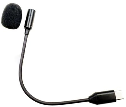 YIZITU Schwanenhals USB C Mikrofon Für Den Externen Laptop des Computer Laptops Mit Schwunggeräuschmikrofon
