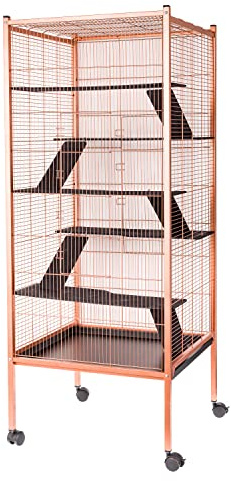 Little Friends Copper Tall Chinchilla Small Animal Cage