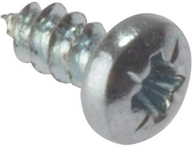ForgeFix Self Tapping Screws Pan Head | 1/2 x 6 | Zinc Plated | Box 200