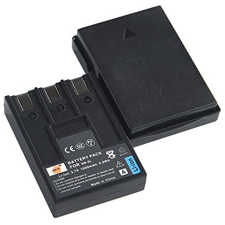 DSTE® 2pcs NB-3L Replacement Li-ion Battery for Canon Digital IXUS 750, 700, i5, I, Digital IXUS II IXY Digital 700, 600, 30, i5, D53Z, D30a and Canon PowerShot SD550, SD500, SD110, SD100, SD20, SD10