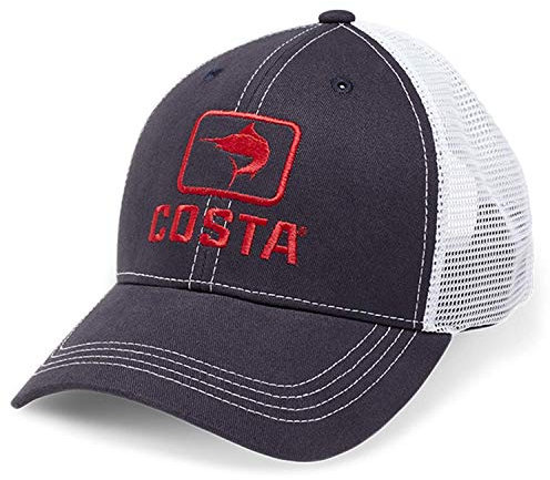 Costa Del Mar Unisex-Erwachsene Marlin Trucker Hat Verschluss, Marineblau, Einheitsgröße