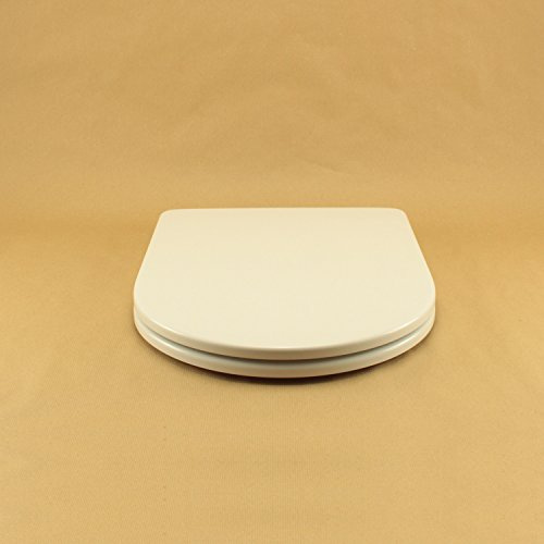 Idrotop WC-Sitz für Katalano Canova Royal 53 Filomuro, Weiß, Reißverschluss, Edelstahl, normal oder verlangsamte Softclose