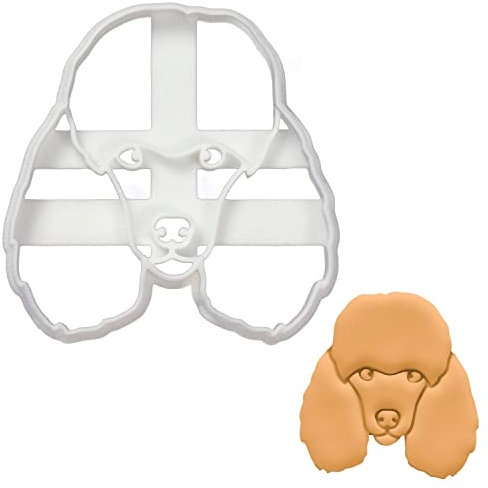 Pudel Gesicht Ausstechform, 1 Teil, Bakerlogy