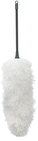 JVL Lightweight Flexible Microfibre Duster with Pole, Grey/Turquoise