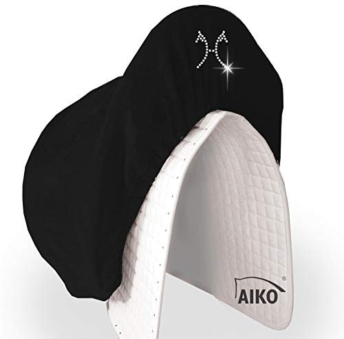 AIKO Sattelschoner schwarz - Hannoverian Collection, atmungsaktiv und waschbar