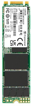 Transcend MTS952P M.2 Internal HDD Hard Drive SATA III TLC 128GB SSD