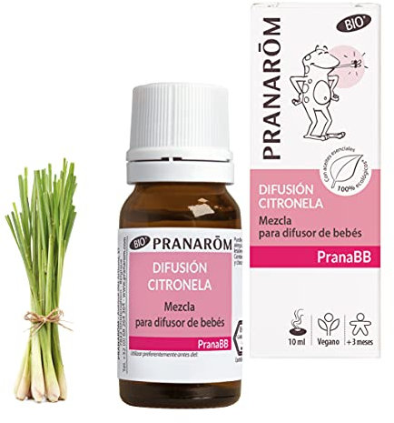 PRANAROM - PranaBB - Difusion Citronela Bio - Mosquitos - 10ml